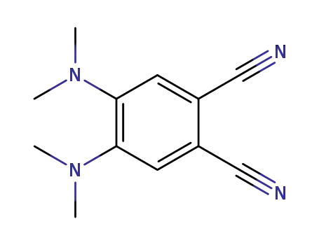 Molecular Structure of 79319-39-4 (4,5-bis-(dimethylamino)phthalonitrile)