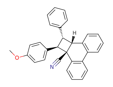 (1S,2R,2aS,10bR)-2-(4-Methoxy-phenyl)-1-phenyl-1,10b-dihydro-2H-cyclobuta[l]phenanthrene-2a-carbonitrile