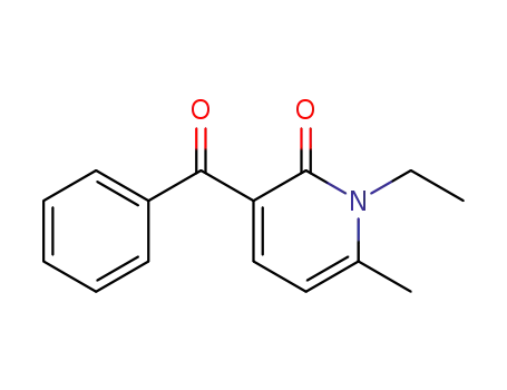 Molecular Structure of 143572-49-0 (1-ethyl-6-methyl-3-(phenylcarbonyl)pyridin-2(1H)-one)