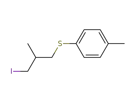 3-(p-tolylthio)-2-methyl-1-iodopropane