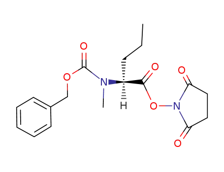 N-benzyloxycarbonyl-N-methyl-L-norvaline N-hydroxysuccinimide ester