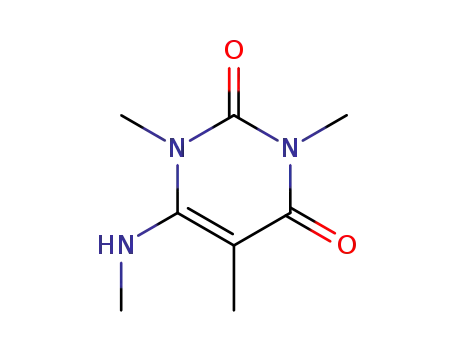 1,3,5-trimethyl-6-methylamino-1<i>H</i>-pyrimidine-2,4-dione