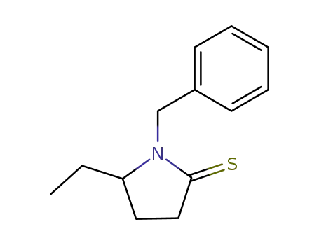 2-Pyrrolidinethione,  5-ethyl-1-(phenylmethyl)-