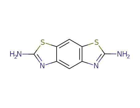 Molecular Structure of 2789-24-4 (Benzo[1,2-d:5,4-d]bisthiazole-2,6-diamine (9CI))