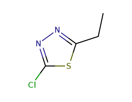 Molecular Structure of 71859-81-9 (2-chloro-5-ethyl-1,3,4-thiadiazole)