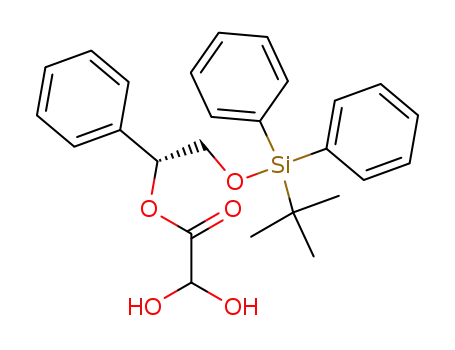 (R)-2-(<(tert-Butyl)diphenylsilyl>oxy)-1-phenylethyl Dihydroxyacetate