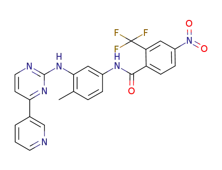 N-[4-methyl-3-(4-pyridin-3-ylpyrimidin-2-ylamino)phenyl]-4-nitro-2-trifluoromethylbenzamide