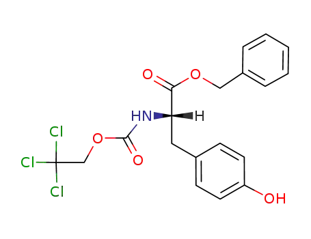 (S)-3-(4-Hydroxy-phenyl)-2-(2,2,2-trichloro-ethoxycarbonylamino)-propionic acid benzyl ester