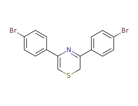 3,5-bis-(4-bromo-phenyl)-2<i>H</i>-[1,4]thiazine