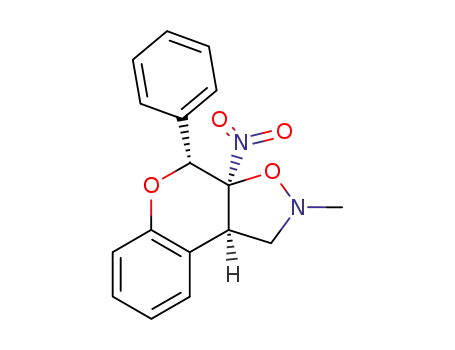 1,9b-dihydro-2-methyl-3a-nitro-4-phenyl-<1>benzopyrano<4,3-d>isoxazole