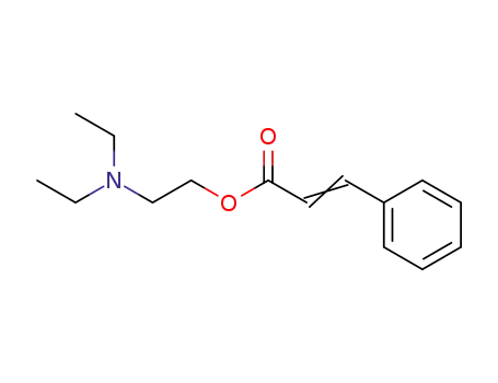 Molecular Structure of 10369-88-7 (2-(diethylamino)ethyl (2E)-3-phenylprop-2-enoate)