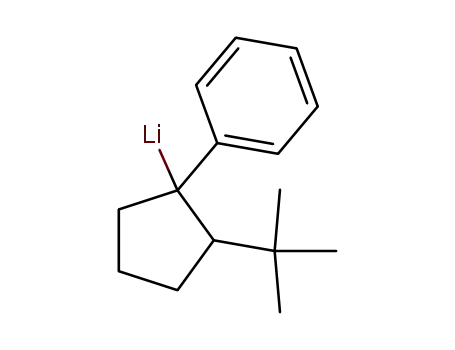1-lithio-1-phenyl-2-tert-butylcyclopentane