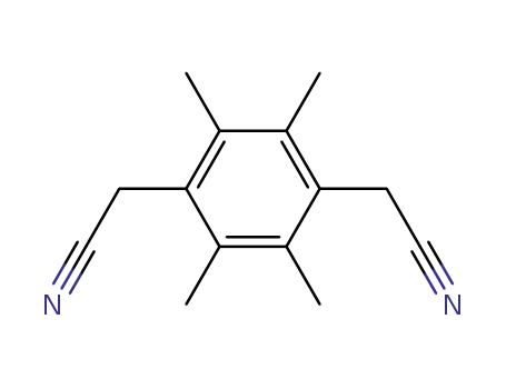 Molecular Structure of 1675-71-4 (2,3,5,6-Tetramethyl-1,4-benzenediacetonitrile)