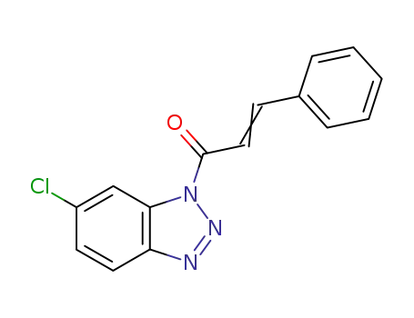 Molecular Structure of 76884-10-1 (6-Chlor-1-cinnamoylbenzotriazol)