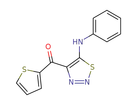 (5-anilino-[1,2,3]thiadiazol-4-yl)-thiophen-2-yl-methanone
