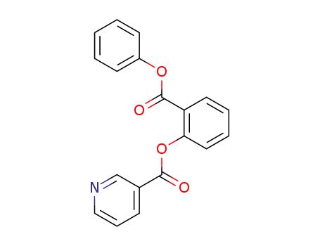 Molecular Structure of 121985-90-8 (2-nicotinoyloxy-benzoic acid phenyl ester)