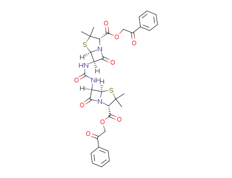 6β,6'β-carbonyldiamino-bis-penicillanic acid bis-(2-oxo-2-phenyl-ethyl) ester