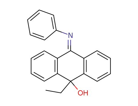 9-Hydroxy-10-phenylimino-9-aethyl-9,10-dihydro-anthracen