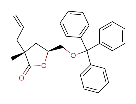 (3R,5S)-3-Allyl-3-methyl-5-trityloxymethyl-dihydro-furan-2-one