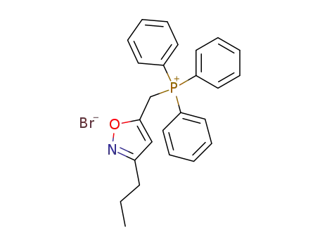 Phosphonium, triphenyl[(3-propyl-5-isoxazolyl)methyl]-, bromide