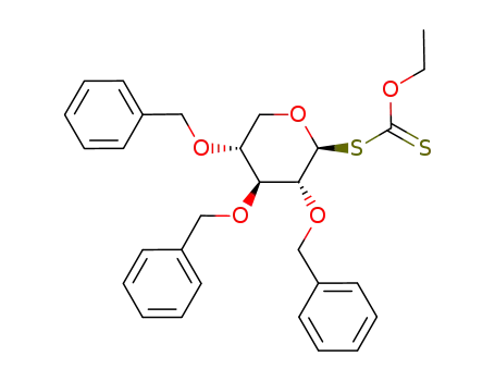 O-ethyl S-(2,3,4-tri-O-benzyl-β-D-xylopyranosyl) dithiocarbonate