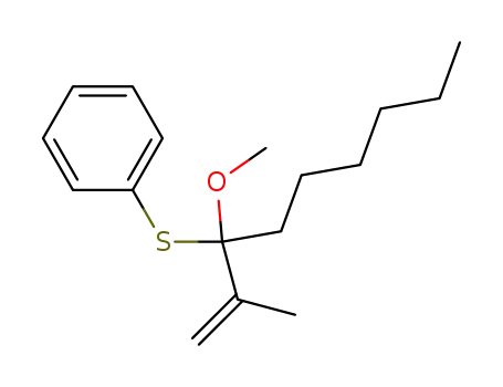 Benzene, [[1-methoxy-1-(1-methylethenyl)heptyl]thio]-