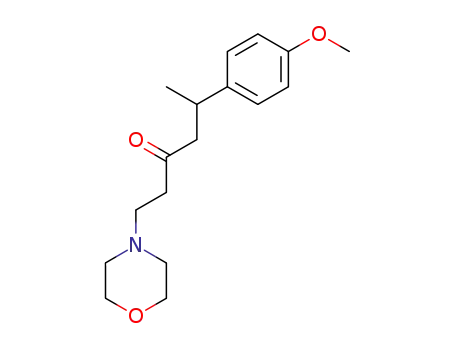 5-(4-methoxy-phenyl)-1-morpholin-4-yl-hexan-3-one
