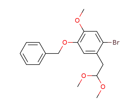 (5-benzyloxy-2-bromo-4-methoxyphenyl)acetaldehyde dimethyl acetal