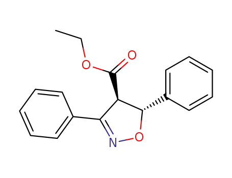 3,5<i>t</i>-diphenyl-4,5-dihydro-isoxazole-4<i>r</i>-carboxylic acid ethyl ester