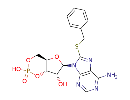 Molecular Structure of 32487-38-0 (8-Benzylthio-camp)