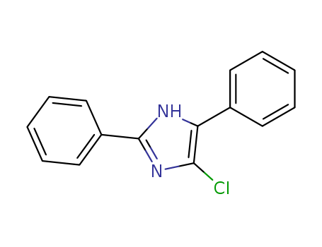 Molecular Structure of 129109-09-7 (1H-Imidazole, 4-chloro-2,5-diphenyl-)