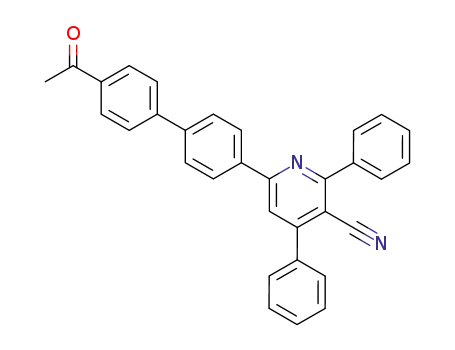 6-(4'-Acetyl-biphenyl-4-yl)-2,4-diphenyl-nicotinonitrile