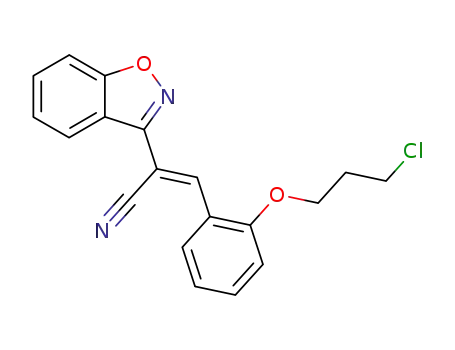 (Z)-2-Benzo[d]isoxazol-3-yl-3-[2-(3-chloro-propoxy)-phenyl]-acrylonitrile