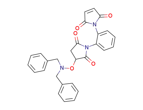 1-[3-[(N,N-dibenzylamino)oxy]-2,5-dioxopyrrolidin-1-yl]-2-[2,5-dioxo-1H-pyrrol-1-yl]benzene