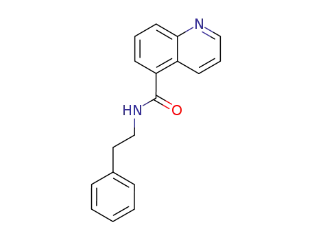 Molecular Structure of 118990-93-5 (N-(2-Phenylethyl)-quinoline-6-carboxamide)
