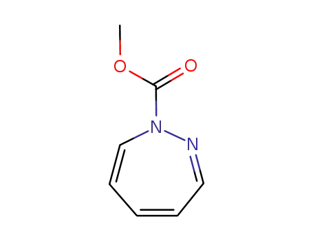Molecular Structure of 135360-85-9 (1H-1,2-Diazepine-1-carboxylicacid,methylester(9CI))