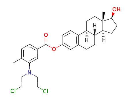 3<3'-N,N-bis(2''-chloroethyl)amino-4'-methyl-benzyloxy>-17β-hydroxy-estra-1,3,5(10)triene