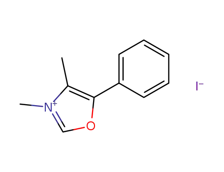 Molecular Structure of 54026-89-0 (3,4-dimethyl-5-phenyl-oxazolium; iodide)