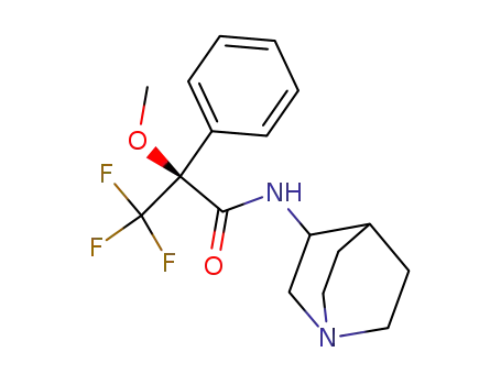 Benzeneacetamide,
N-1-azabicyclo[2.2.2]oct-3-yl-a-methoxy-a-(trifluoromethyl)-