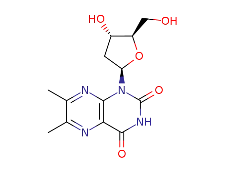 1-(2-deoxy-β-D-erythro-pentofuranosyl)-6,7-dimethyllumazine