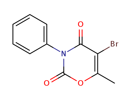2H-1,3-Oxazine-2,4(3H)-dione, 5-bromo-6-methyl-3-phenyl-