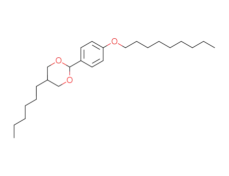 Molecular Structure of 74800-70-7 (1,3-Dioxane, 5-hexyl-2-[4-(nonyloxy)phenyl]-)
