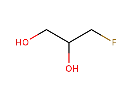 Molecular Structure of 1947-57-5 (3-fluoropropane-1,2-diol)