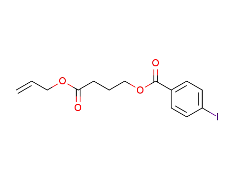 Molecular Structure of 3540-69-0 (<4-(4-Jod-benzoyloxy)-buttersaeure>-allylester)