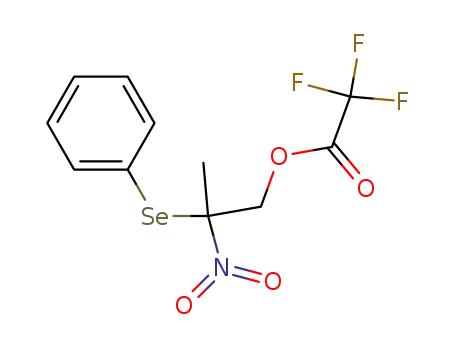 Molecular Structure of 104313-35-1 (2-nitro-2-phenylseleno-propyl-trifluoroacetate)