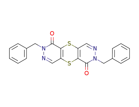 2,7-dibenzyl-2<i>H</i>,7<i>H</i>-[1,4]dithiino[2,3-<i>d</i>;5,6-<i>d</i>']dipyridazine-1,6-dione