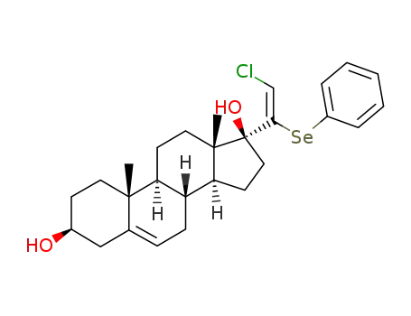 5-androsten-17α-(E-1'-phenylseleno-2'-chloroethenyl)-3β,17β-diol