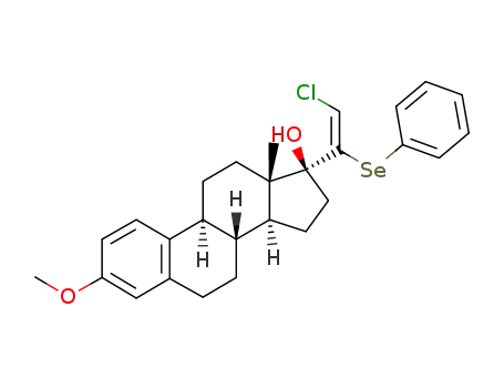 1,3,5(10)-estratrien-17α-(E-1'-phenylseleno-2'-chloroethenyl)-3β,17β-diol 3-methyl ether