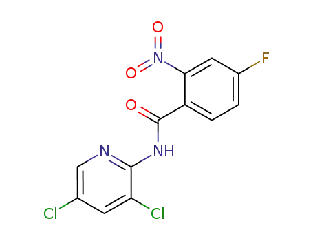 N-(3,5-Dichloropyridin-2-yl)-4-fluoro-2-nitrobenzamide