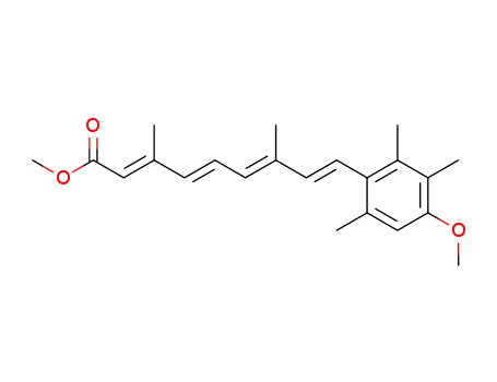 9-(4-methoxy-2,3,6-trimethyl-phenyl)-3,7-dimethyl-nona-2,4,6,8-tetraen-1-oic acid methyl ester